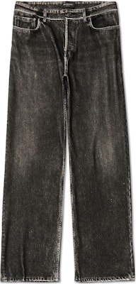 Balenciaga Logo Mid-Waist Wide-Leg Knit Sweatpants Unisex Black Relaxed Fit. 751503TOL991000 Buy Balenciaga Logo Mid-Waist Wide-Leg Knit Sweatpants Unisex Black Relaxed Fit. 751503TOL991000