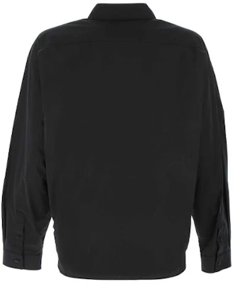 발렌시아가 로고 모노그램 프린트 긴팔 셔츠 유니섹스 블랙. 664626TEM161000 Lookbook 발렌시아가 로고 모노그램 프린트 긴팔 셔츠 유니섹스 블랙. 664626TEM161000