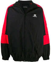 Balenciaga Logo Patchwork Jacket Black 627086TIM301000 Balenciaga Logo Patchwork Jacket Black 627086TIM301000