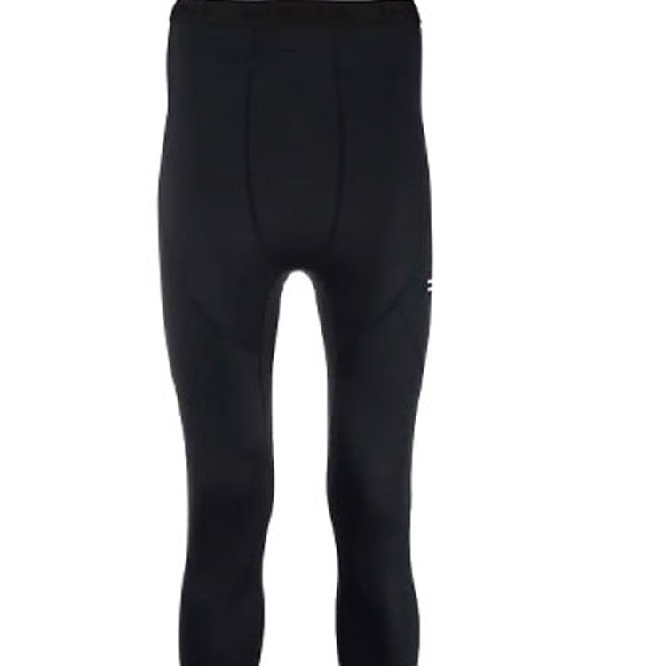 Sizing Balenciaga 黑色Logo簡約款休閒長褲 (標準版型) 675332TKV121000