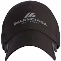 Balenciaga Logo Polyester Black Baseball Cap for Men. 7948914E3B1 Balenciaga Logo Polyester Black Baseball Cap for Men. 7948914E3B1