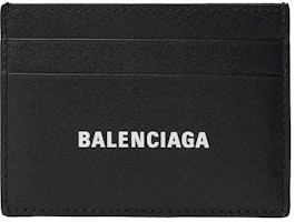 Balenciaga Logo Print (4 Card Slot) Card Holder Black Balenciaga Logo Print (4 Card Slot) Card Holder Black