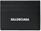 Buy Balenciaga Tempat Kartu Hitam (4 Slot) dengan Logo Print