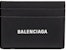 Balenciaga Logo Print (4 Card Slot) Card Holder Black/White