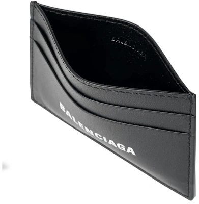 Balenciaga Tempat Kartu Hitam (4 Slot) dengan Logo Print Lookbook Balenciaga Tempat Kartu Hitam (4 Slot) dengan Logo Print