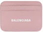 Buy 발렌시아가 로고 카드홀더 (핑크/화이트)