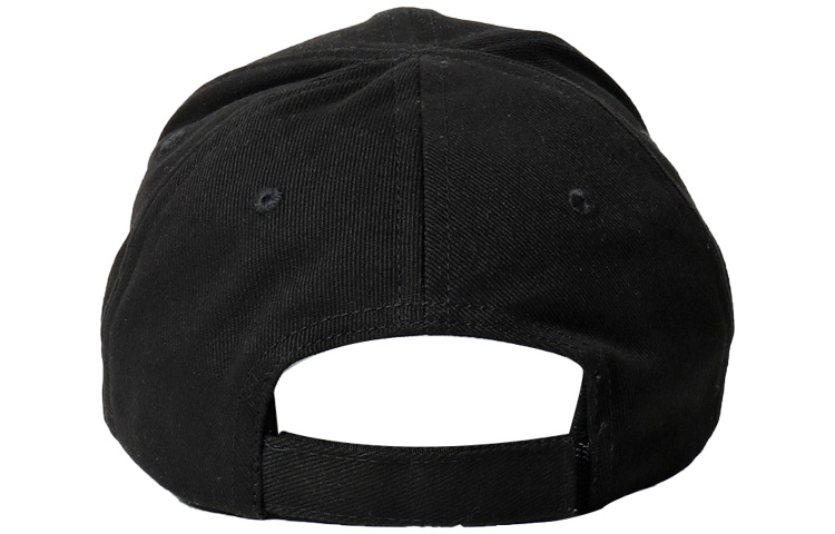Balenciaga Logo Print Black Baseball Cap Unisex. 593188-310B2-1000 圖 4