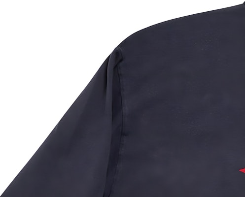 Balenciaga Logo Cetak Hitam Baju Lengan Panjang Oversized Unisex. 720250TPVD71470 1