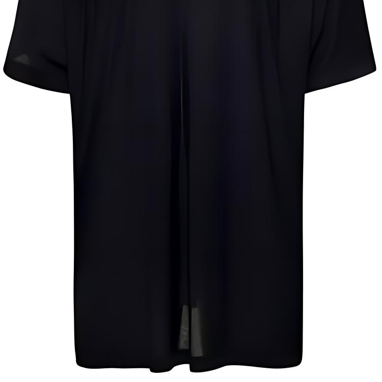 Balenciaga Logo Print Black Relaxed Fit Crewneck T-Shirt Mens Casual Tee 787358TQVJ41569 圖 5