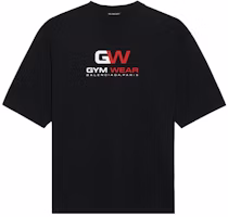 Balenciaga Logo Print Black Relaxed Fit T-Shirt 620969TIVD51000 Balenciaga Logo Print Black Relaxed Fit T-Shirt 620969TIVD51000