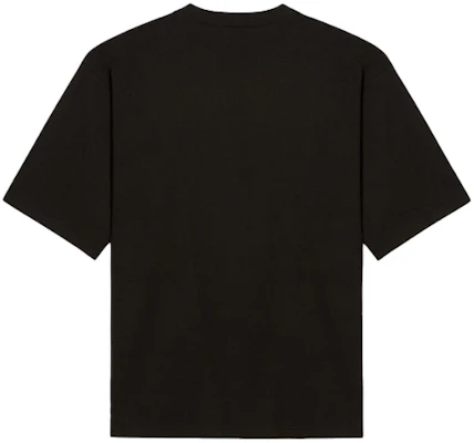 Camiseta Negra Balenciaga Logo Estampado Ajuste Relajado 620969TIVD51000 Lookbook Camiseta Negra Balenciaga Logo Estampado Ajuste Relajado 620969TIVD51000