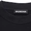Sizing Camiseta Negra Balenciaga Logo Estampado Ajuste Relajado 620969TIVD51000