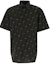 Buy 발렌시아가 로고 프린트 블랙 반팔 셔츠 534332TJLF31269