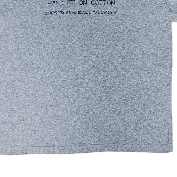 Sizing 巴黎世家Logo印花男士灰色休闲圆领T恤标准版型。 739784TOVN61167