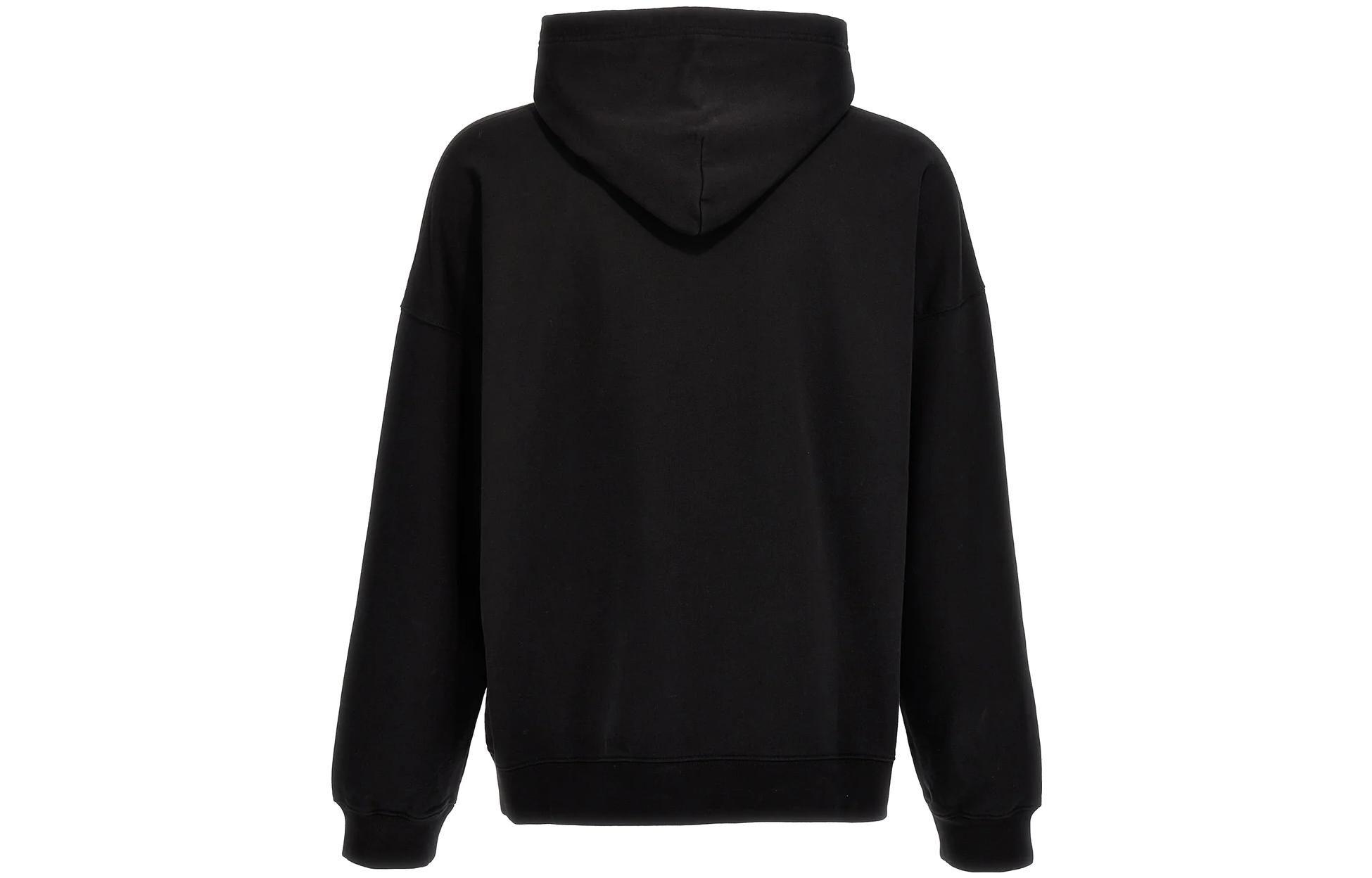 Balenciaga Logo Print Casual Long Sleeve Sweatshirt Black  Loose Fit. 674986TNVR31070 圖 3