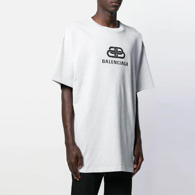 巴黎世家logo印花宽松版圆领白色T恤 583214TFV652569 Purchase 巴黎世家logo印花宽松版圆领白色T恤 583214TFV652569