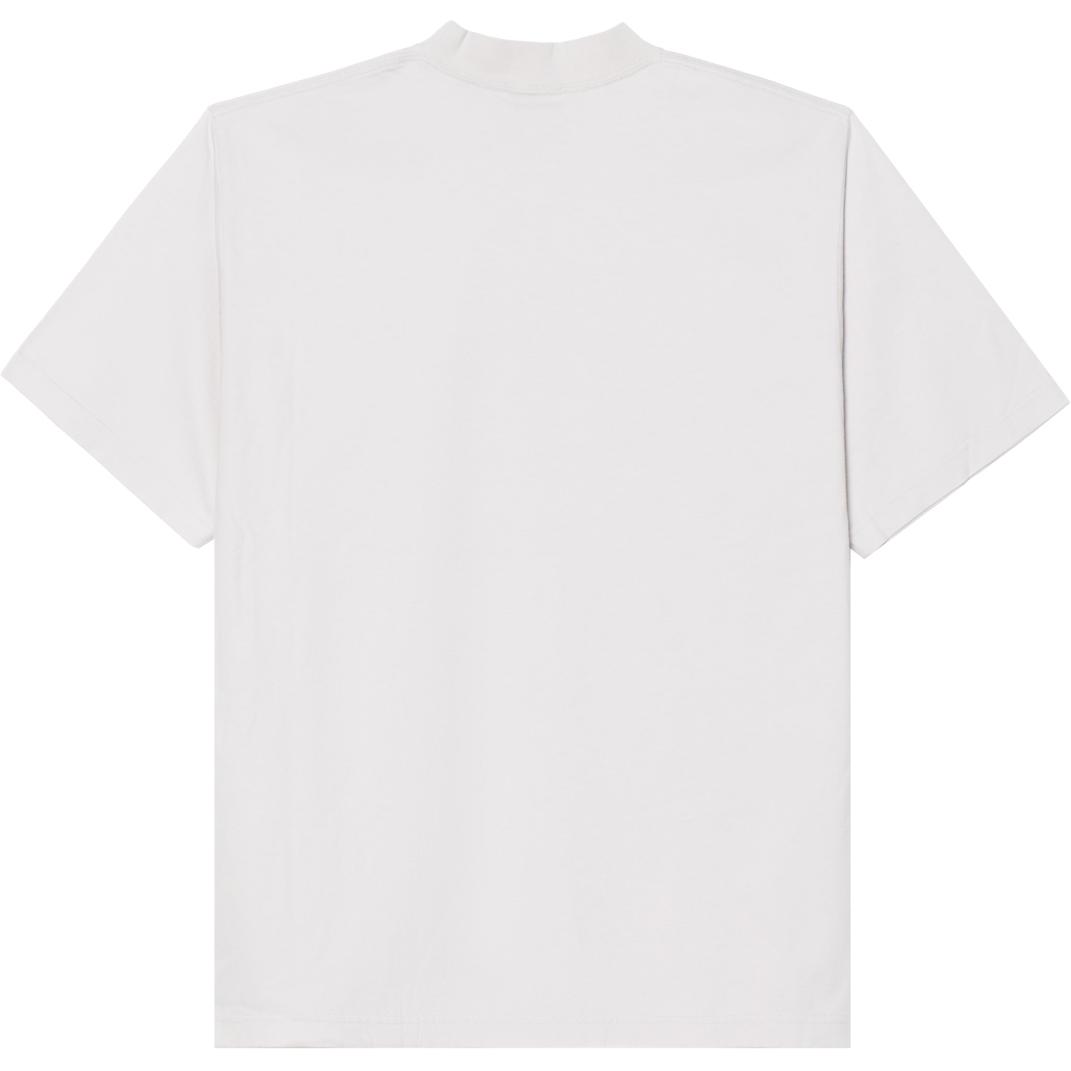 Balenciaga Logo Print Crewneck Relaxed Fit Short Sleeve T-Shirt White 764235TQVK23307 圖 3