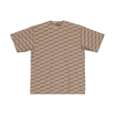 Balenciaga Logo Print Crewneck T-Shirt Brown FW22 Tee 6570274B7B99764