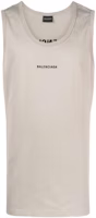 Balenciaga Logo Print Crewneck Tank Top Men’s Light Grey. 697880TOVJ89763 Balenciaga Logo Print Crewneck Tank Top Men’s Light Grey. 697880TOVJ89763