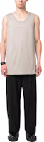 Lookbook Balenciaga Logo Print Crewneck Tank Top Men’s Light Grey. 697880TOVJ89763