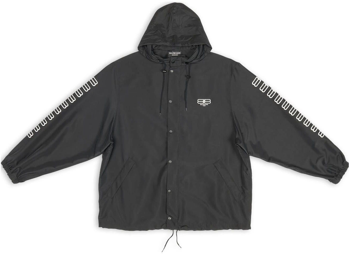 balenciaga-logo-print-detachable-hood-jacket-black-loose-fit-704491-tmo-101000