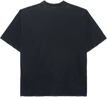 巴黎世家Logo印花男女同款黑色圆领T恤 764235TQVR91083 Lookbook 巴黎世家Logo印花男女同款黑色圆领T恤 764235TQVR91083