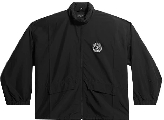 balenciaga-logo-print-high-neck-jacket-long-sleeve-regular-fit-black-706838-tmo-101000