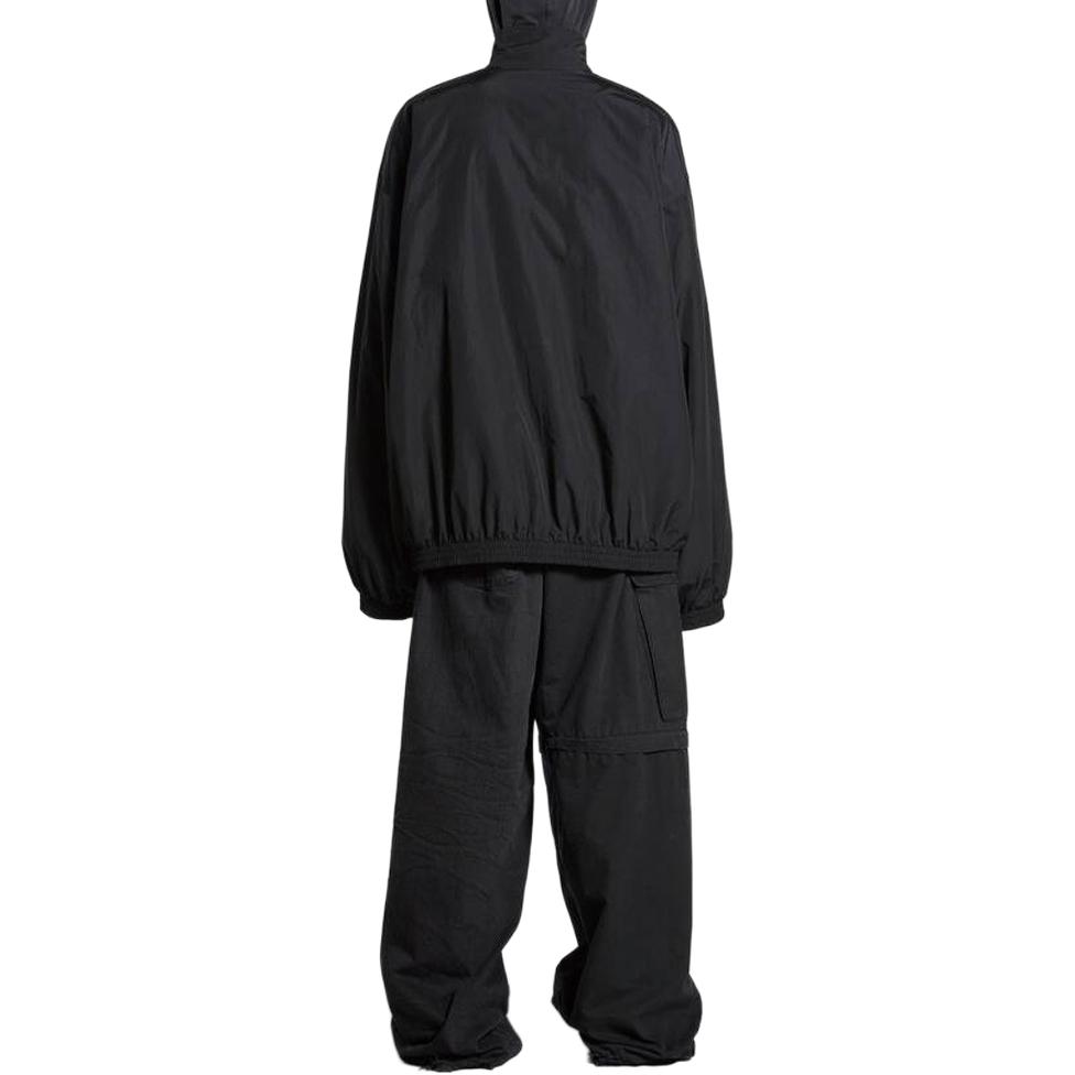 Purchase バレンシアガ ロゴプリント ハイネック ジップジャケット ユニセックス ブラック 783841TPQ381000