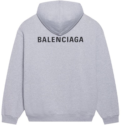 Balenciaga Logo Print Hoodie Men’s Regular Fit Gray Colorway. 600583TIV841167 Lookbook Balenciaga Logo Print Hoodie Men’s Regular Fit Gray Colorway. 600583TIV841167