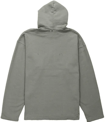 Balenciaga 男士灰色寬鬆版型徽標印花連帽衫 661711TKVD68174 Lookbook Balenciaga 男士灰色寬鬆版型徽標印花連帽衫 661711TKVD68174