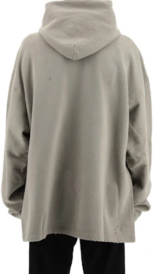 Balenciaga 男士灰色寬鬆版型徽標印花連帽衫 661711TKVD68174 Purchase Balenciaga 男士灰色寬鬆版型徽標印花連帽衫 661711TKVD68174