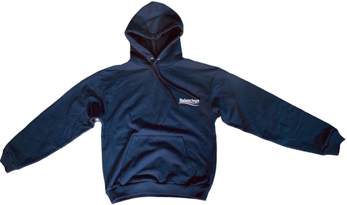 Sudadera Balenciaga Azul Marino con Logo Unisex Oversize. 556145TBV144128 Buy Sudadera Balenciaga Azul Marino con Logo Unisex Oversize. 556145TBV144128