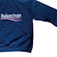Sizing Sudadera Balenciaga Azul Marino con Logo Unisex Oversize. 556145TBV144128