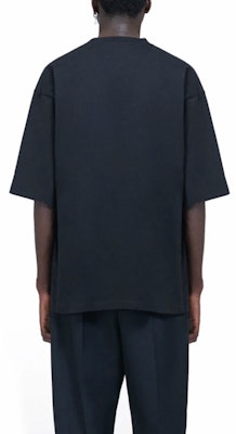 Balenciaga Logo Cetakan Baju Hitam Leher Bulat Oversized Lelaki. 620969TIV791000 Purchase Balenciaga Logo Cetakan Baju Hitam Leher Bulat Oversized Lelaki. 620969TIV791000