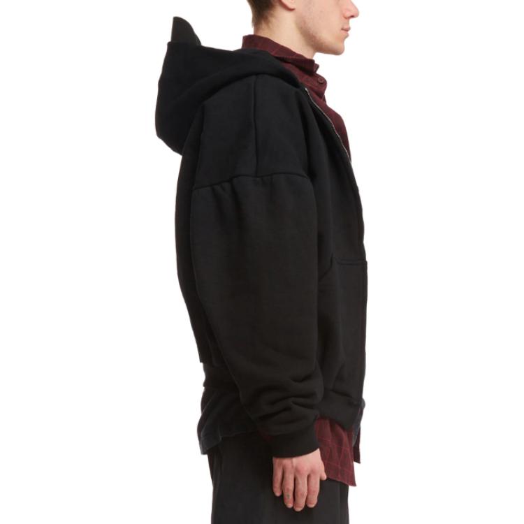 Details for Balenciaga Logo Print Hoodie Oversized Hitam Regular Fit. 772206TPVL71070