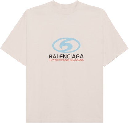 Balenciaga Logo Print Oversized Crewneck T-Shirt White Loose Fit 764235TPVU69265 Buy Balenciaga Logo Print Oversized Crewneck T-Shirt White Loose Fit 764235TPVU69265