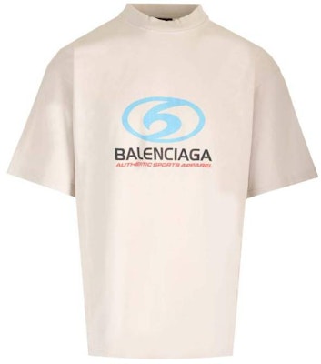 Balenciaga Logo Print Oversized Crewneck T-Shirt White Loose Fit 764235TPVU69265 Order Balenciaga Logo Print Oversized Crewneck T-Shirt White Loose Fit 764235TPVU69265