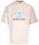 Order Balenciaga Logo Print Oversized Crewneck T-Shirt White Loose Fit 764235TPVU69265