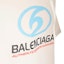 Details for Balenciaga Logo Print Oversized Crewneck T-Shirt White Loose Fit 764235TPVU69265