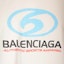 Sizing Balenciaga Logo Print Oversized Crewneck T-Shirt White Loose Fit 764235TPVU69265