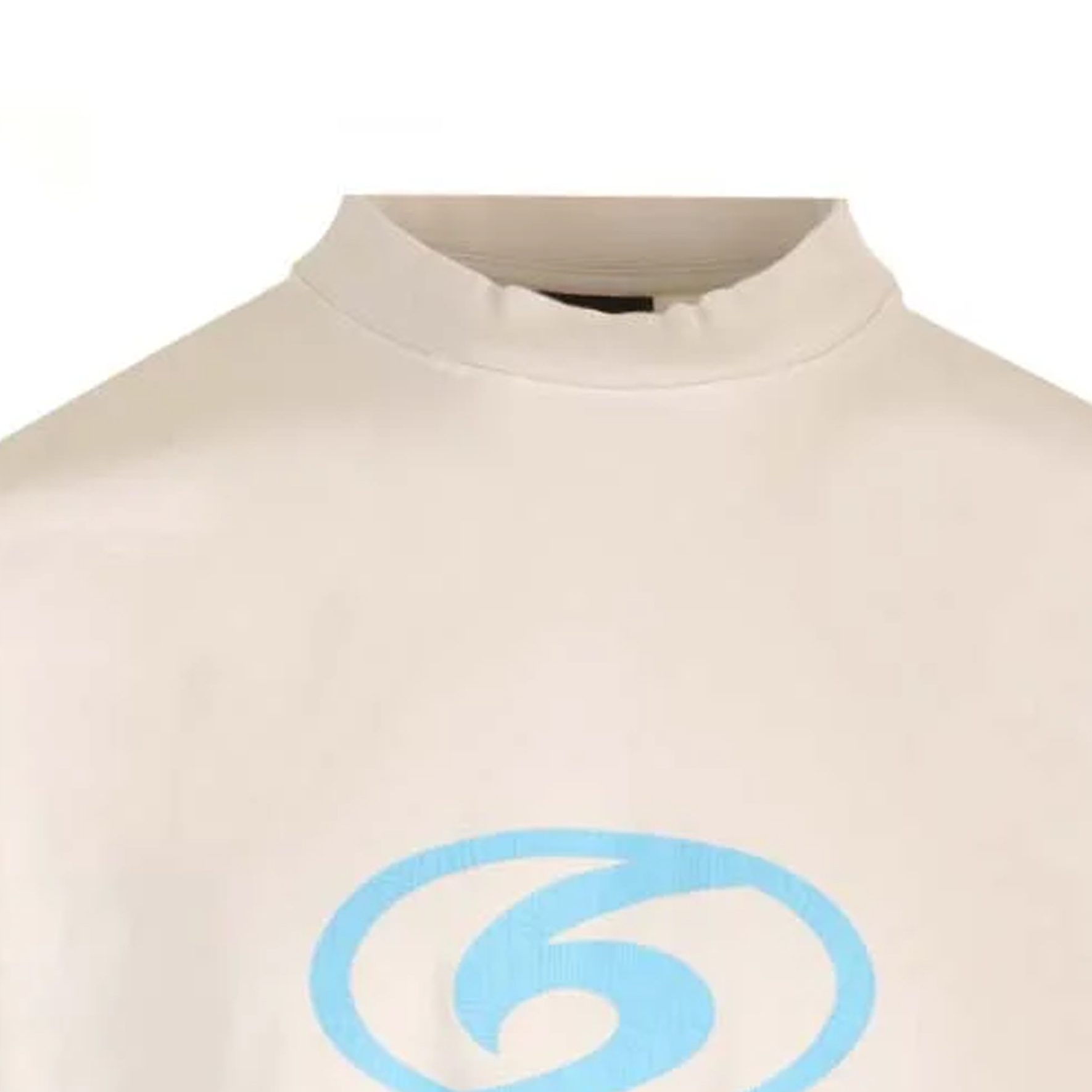 Cheap Balenciaga Logo Print Oversized Crewneck T-Shirt White  Loose Fit 764235TPVU69265