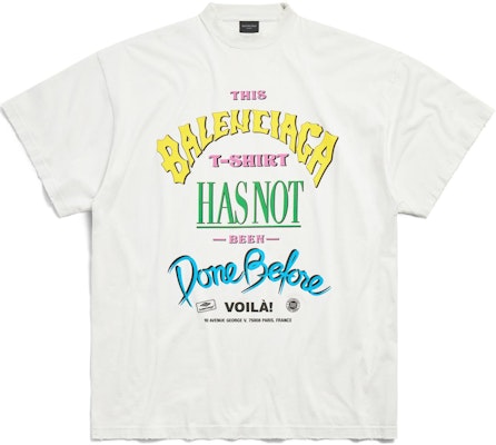 Balenciaga Camiseta Blanca Oversize con Logo Impreso Unisex SS24. 787349TQVW49012 Order Balenciaga Camiseta Blanca Oversize con Logo Impreso Unisex SS24. 787349TQVW49012