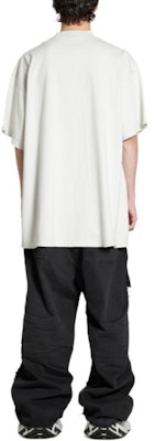 Balenciaga Camiseta Blanca Oversize con Logo Impreso Unisex SS24. 787349TQVW49012 Purchase Balenciaga Camiseta Blanca Oversize con Logo Impreso Unisex SS24. 787349TQVW49012