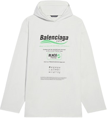 バレンシアガ ロゴプリント オーバーサイズ スウェットシャツ ホワイト 662424TKVF89085 Buy バレンシアガ ロゴプリント オーバーサイズ スウェットシャツ ホワイト 662424TKVF89085