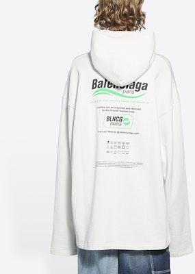 バレンシアガ ロゴプリント オーバーサイズ スウェットシャツ ホワイト 662424TKVF89085 Purchase バレンシアガ ロゴプリント オーバーサイズ スウェットシャツ ホワイト 662424TKVF89085