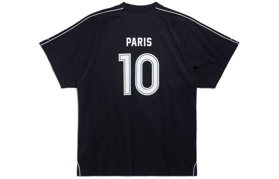 Balenciaga Logo Print Oversized Unisex Crewneck T-Shirt Casual Wear. 777705TPVR51070 圖 3