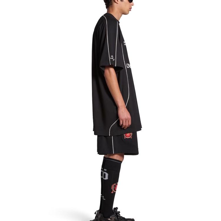 Balenciaga Logo Print Oversized Unisex Crewneck T-Shirt Casual Wear. 777705TPVR51070 圖 6
