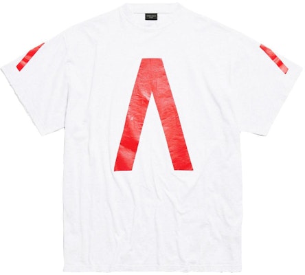 Camiseta Unisex Balenciaga Logo Oversize Cuello Redondo. 739028TQVA11569 Cheap Camiseta Unisex Balenciaga Logo Oversize Cuello Redondo. 739028TQVA11569