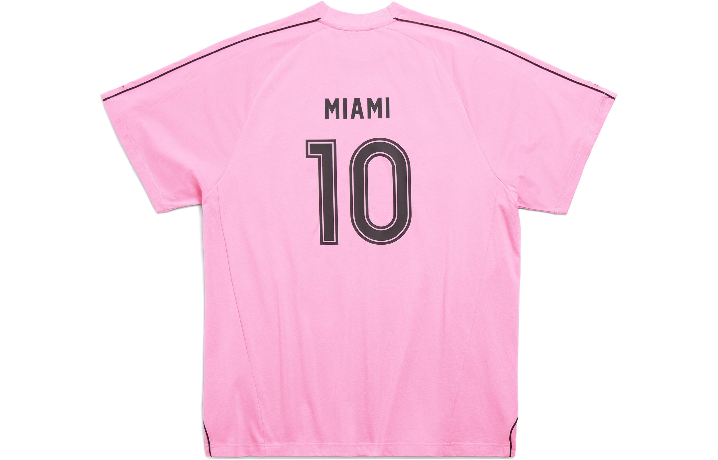 Balenciaga Logo Print Oversized Unisex Crewneck T-Shirt Casual Wear. 777705TPVR51070 圖 9