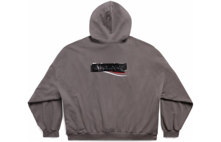 Purchase Balenciaga Logo Print Oversized Unisex Sweatshirt in Solid Color 713677TNVG21227